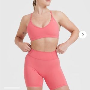 NWT Oner Active TIMELESS STRAPPY BRALETTE Amplify Pink M